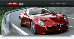 Desktop Screenshot of onewaycars.gr